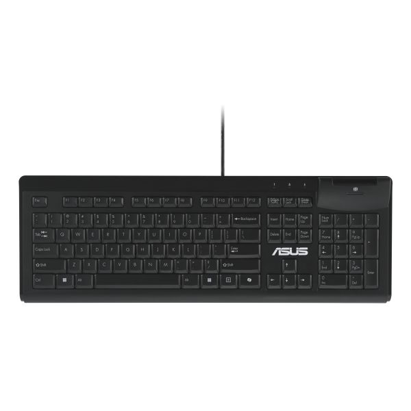 ASUS Smart Card Keyboard KU100 toetsenbord Thuis/Werk USB Zwart (90XB05E0-BKB010)