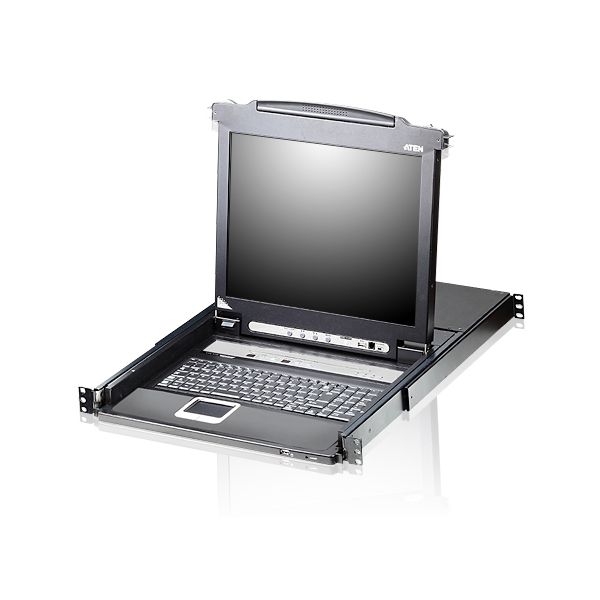 ATEN CL5708N rack console 48,3 cm (19") Zwart 1U (CL5708N-ATA-2XK06FG)