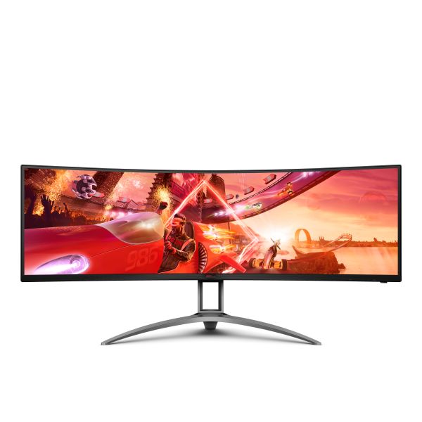 AOC B2 AG493UCX2 computer monitor 124 cm (48.8") 5120 x 1440 Pixels Quad HD LED Zwart (AG493UCX2)