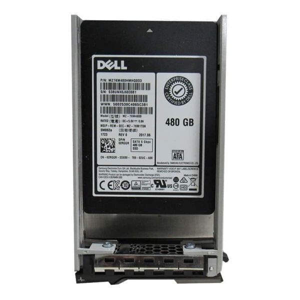 Dell 480GB 6G MU 2.5INCH SATA SSD (2RGGR-RFB)