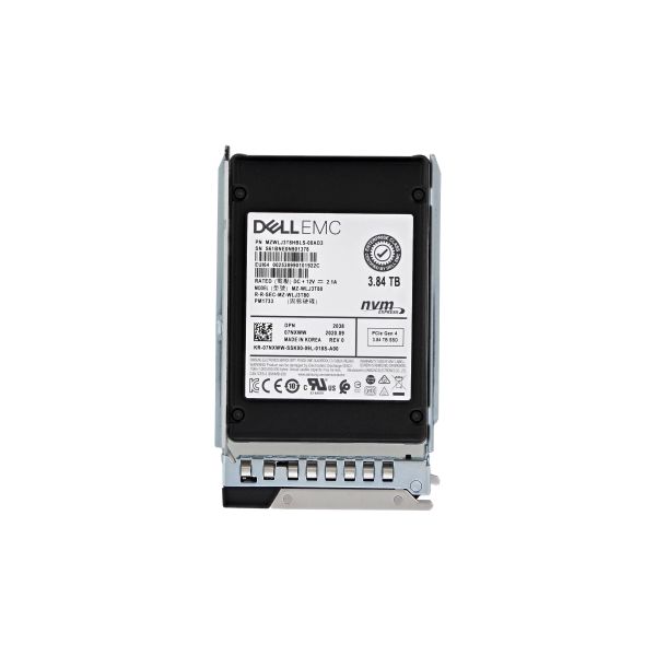 Dell 3.84TB SSD NVMe 2.5 (7NXWW-RFB)