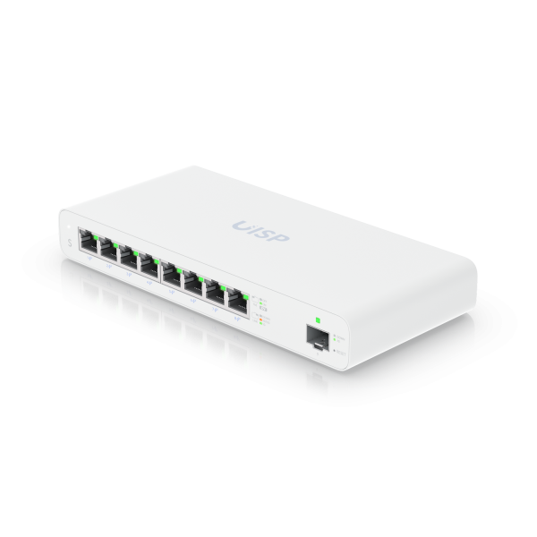 Ubiquiti UISP-S Switch 8-poort PoE+ Gigabit (UISP-S-EU)