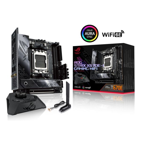 ASUS ROG STRIX X670E-I GAMING WIFI AMD X670 Socket AM5 mini ITX (90MB1B70-M0EAY0) ASUS ROG STRIX X670E-I GAMING WIFI AMD X670 Socket AM5 mini ITX (90MB1B70-M0EAY0)