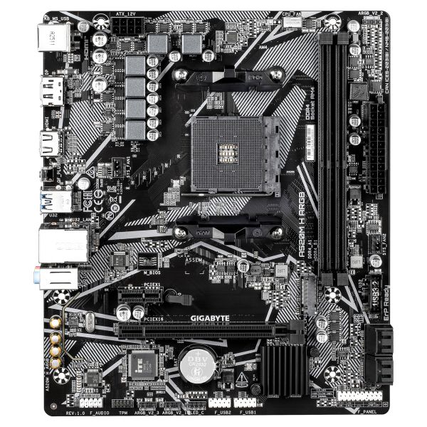 GIGABYTE A520M H ARGB moederbord AMD A520 Socket AM4 micro ATX (A520M H ARGB)