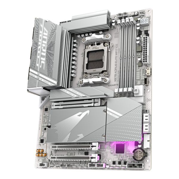 GIGABYTE X870 AORUS ELITE WIFI7 ICE AMD X870 Socket AM5 ATX (X870 A ELITE WF7 ICE 1.0)