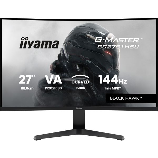 iiyama G-MASTER GC2781HSU-B1 27" 144H computer monitor 68,6 cm (27") 1920 x 1080 Pixels Zwart (GC2781HSU-B1)