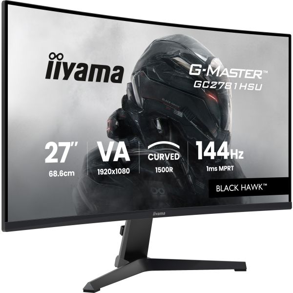 iiyama G-MASTER GC2781HSU-B1 27" 144H computer monitor 68,6 cm (27") 1920 x 1080 Pixels Zwart (GC2781HSU-B1)