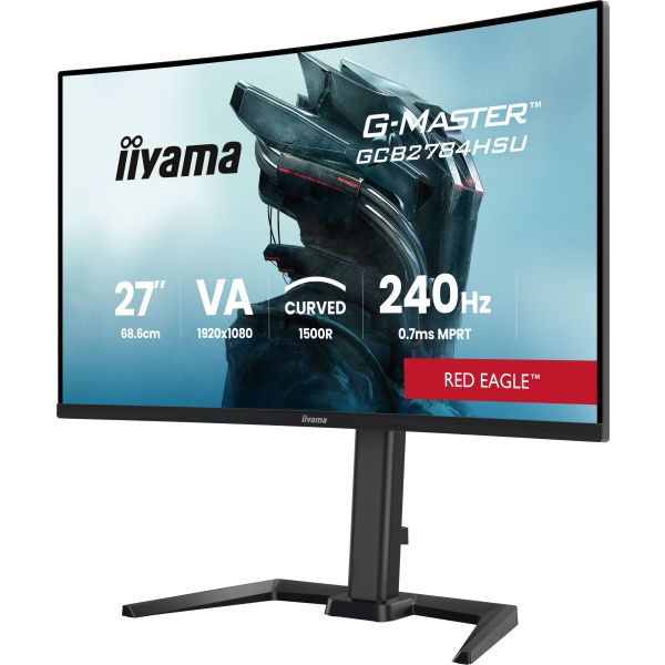 iiyama G-MASTER GCB2784HSU-B1 27" 240Hz computer monitor 68,6 cm (27") 1920 x 1080 Pixels Zwart (GCB2784HSU-B1)