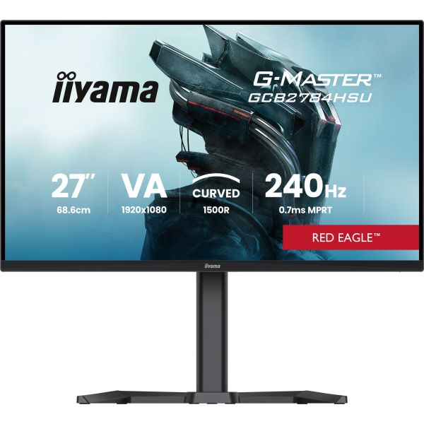 iiyama G-MASTER GCB2784HSU-B1 27" 240Hz computer monitor 68,6 cm (27") 1920 x 1080 Pixels Zwart (GCB2784HSU-B1)