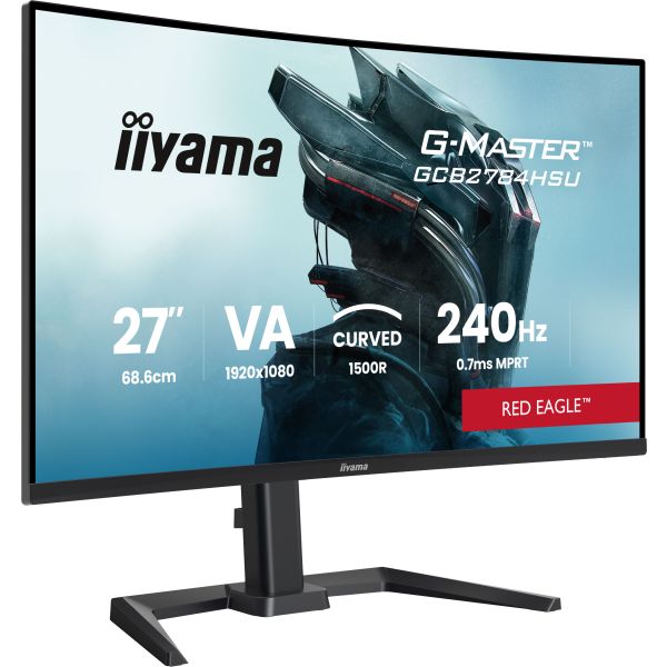 iiyama G-MASTER GCB2784HSU-B1 27" 240Hz computer monitor 68,6 cm (27") 1920 x 1080 Pixels Zwart (GCB2784HSU-B1)