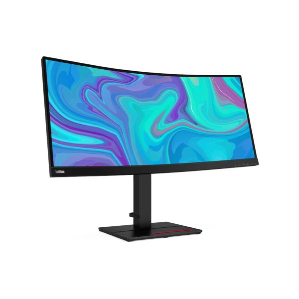 Lenovo ThinkVision T34w-20 computer monitor 86,4 cm (34") 3440 x 1440 Pixels UltraWide Quad HD LCD Zwart (61F3GAT1EU)