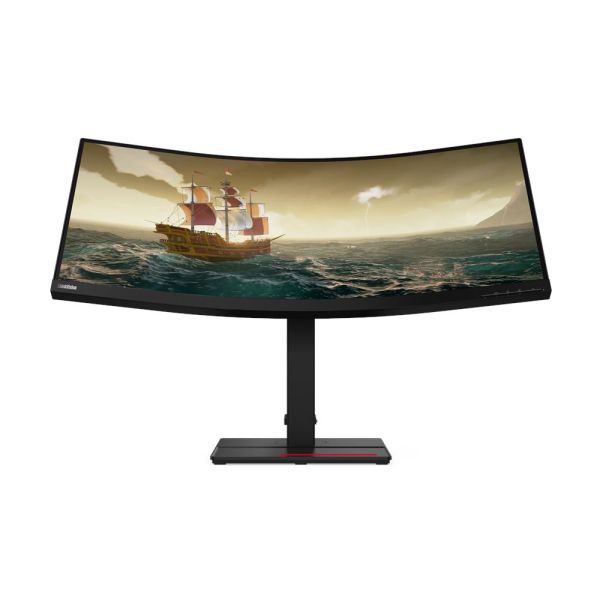 Lenovo ThinkVision T34w-20 computer monitor 86,4 cm (34") 3440 x 1440 Pixels UltraWide Quad HD LCD Zwart (61F3GAT1EU)
