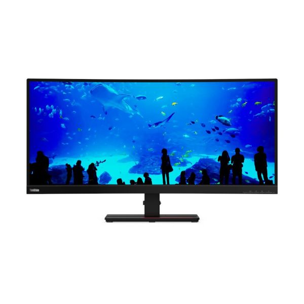 Lenovo ThinkVision T34w-20 computer monitor 86,4 cm (34") 3440 x 1440 Pixels UltraWide Quad HD LCD Zwart (61F3GAT1EU)
