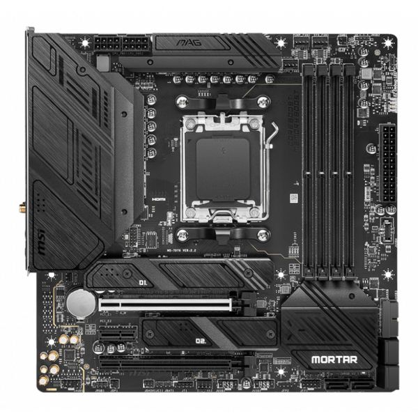 MSI MAG B650M Mortar WIFI AMD B650 Socket AM5 micro ATX (7D76-001R)