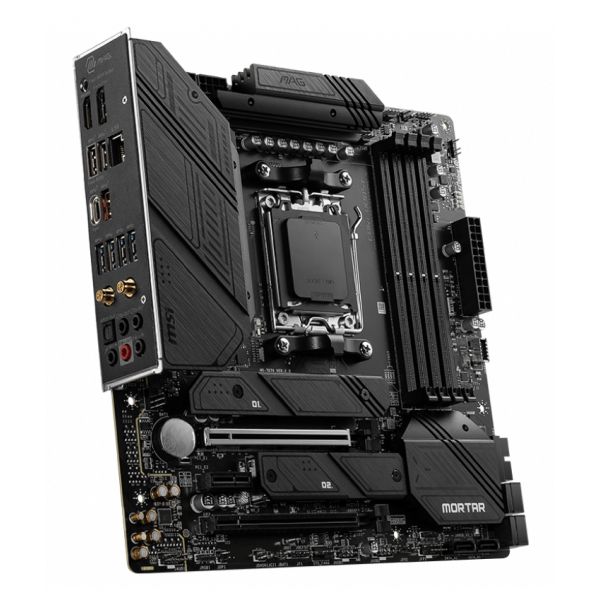 MSI MAG B650M Mortar WIFI AMD B650 Socket AM5 micro ATX (7D76-001R) MSI MAG B650M Mortar WIFI AMD B650 Socket AM5 micro ATX (7D76-001R)