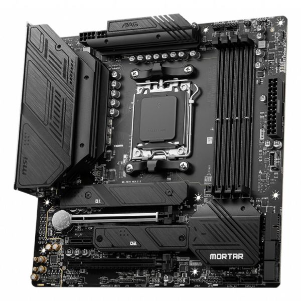 MSI MAG B650M Mortar WIFI AMD B650 Socket AM5 micro ATX (7D76-001R) MSI MAG B650M Mortar WIFI AMD B650 Socket AM5 micro ATX (7D76-001R)