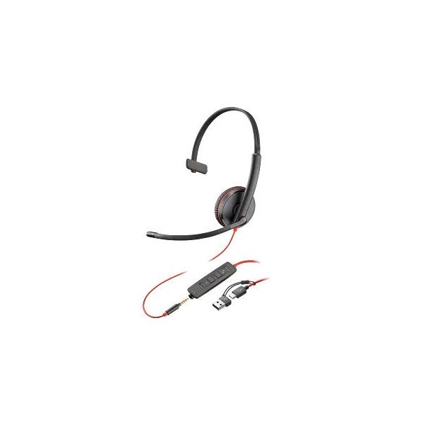 HP Poly Blackwire C3210 USB-C - headset (209748-104)