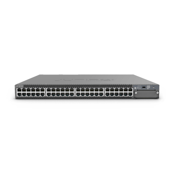 Juniper 12x10G 36x1G fiber switch w/ 4x25G 2x100G uplink/stacking ports. MACsec AES256 (EX4400-48F) (EX4400-48F)