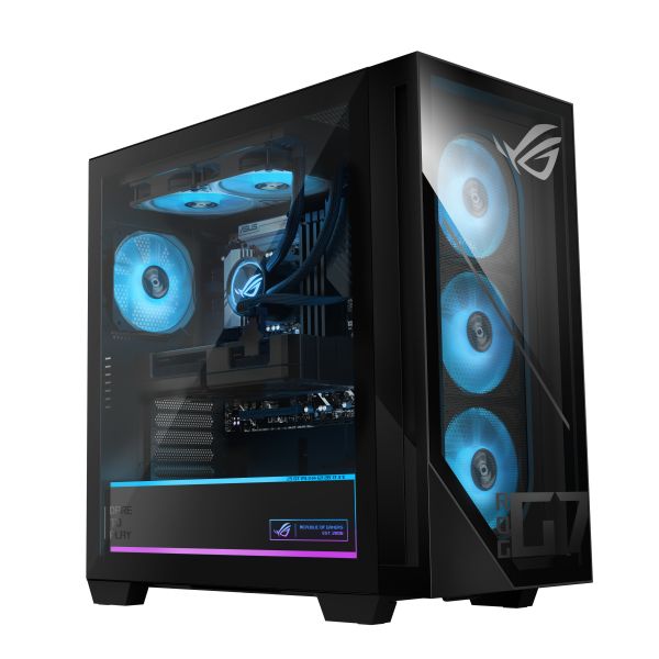 ASUS ROG G700 GM700TZ-R8400F004WS AMD Ryzen™ 5 8400F 32 GB DDR5-SDRAM 1 TB SSD NVIDIA GeForce RTX 5060 Ti Windows 11 Home Tower PC Zwart (90PF05T1-M00R80)