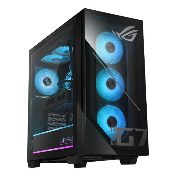 ASUS ROG G700 GM700TZ-R8400F004WS AMD Ryzen™ 5 8400F 32 GB DDR5-SDRAM 1 TB SSD NVIDIA GeForce RTX 5060 Ti Windows 11 Home Tower PC Zwart (90PF05T1-M00R80)
