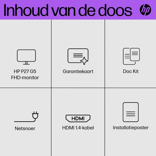 HP P27 G5 FHD-monitor (64X69AA#ABB)