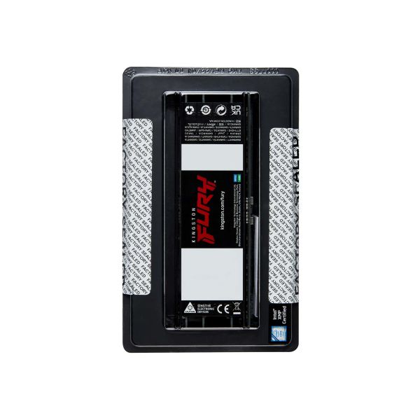 Kingston Technology FURY 64GB 7200MT/s DDR5 ECC Reg CL38 DIMM (Kit of 4) Renegade Pro Black (KF572RH38RBK4-64)