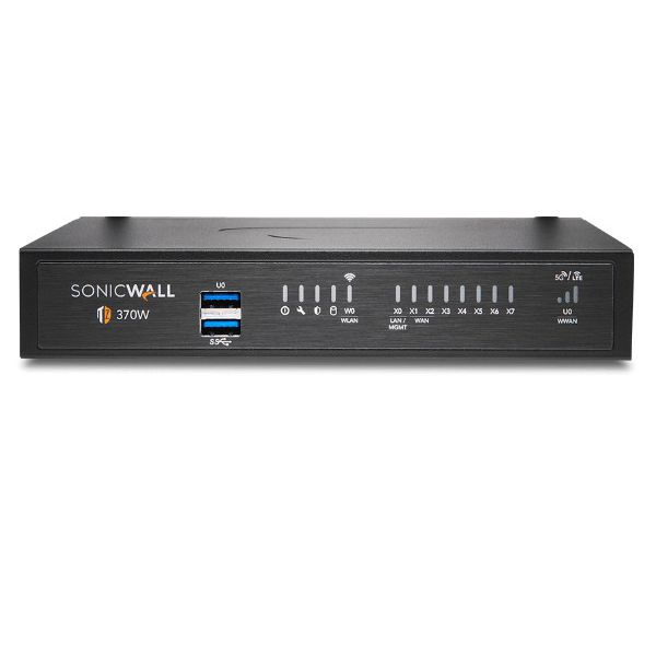 SonicWall TZ370 firewall (hardware) 3000 Mbit/s (02-SSC-8058) SonicWall TZ370 firewall (hardware) 3000 Mbit/s (02-SSC-8058)