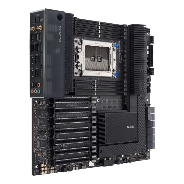 ASUS WRX80E-SAGE SE WIFI AMD WRX80 Socket SP3 Verlengd ATX (90MB1590-M0EAY0) ASUS WRX80E-SAGE SE WIFI AMD WRX80 Socket SP3 Verlengd ATX (90MB1590-M0EAY0)