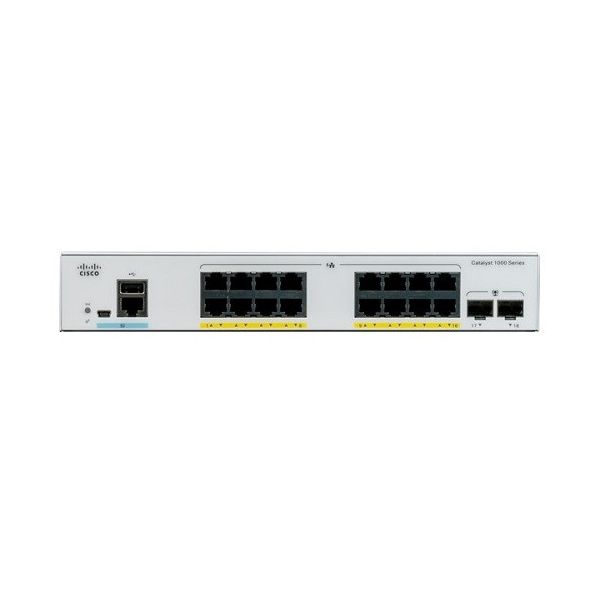 Cisco Catalyst 1000 16-Port GE met 2x1G (C1000-16T-2G-L-RF)