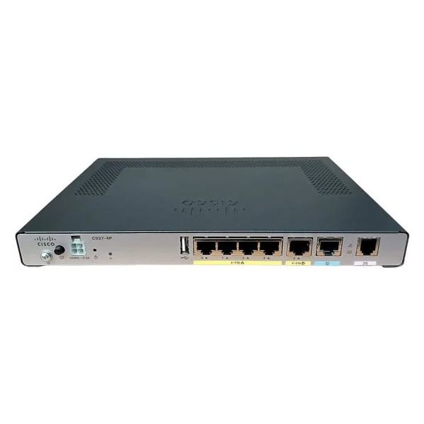 Cisco Refurb/927VDSL2/ADSL2+ovrPOTsand1GE/SFP (C927-4P-RF)