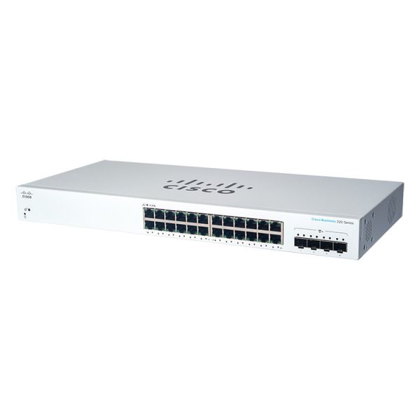 Cisco CBS220-24FP4GUK-RF Smart Switch 24-port GE (CBS220-24FP4GUK-RF)