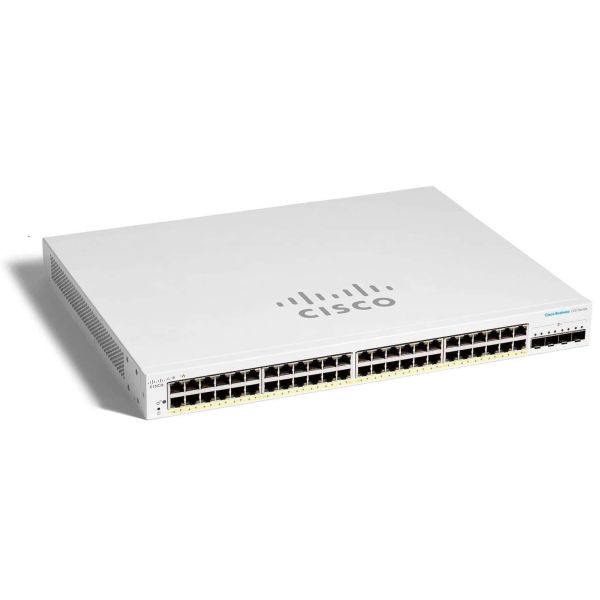 Cisco CBS220-48P Smart Switch met 48x (CBS220-48P-4GUK-RF)