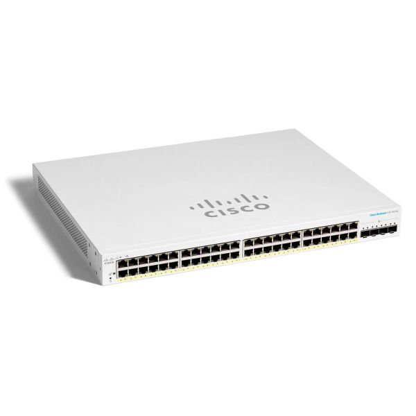 Cisco CBS220-48P Smart Managed Switch 48x GE PoE+ 4x SFP+ (CBS220-48P-4XEU-RF)