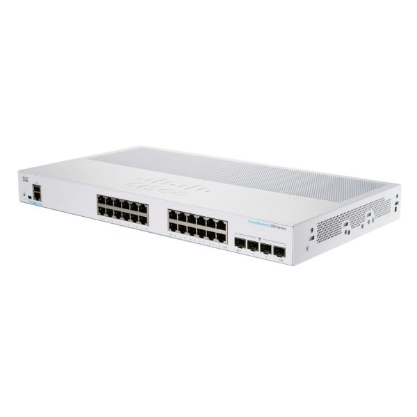 Cisco CBS250-24P Smart Switch met 4x10G SFP+ (CBS250-24P-4XEU-RF)