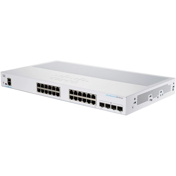 Cisco CBS250-24P Smart Managed Switch 24-poort (CBS250-24P-4XUK-RF)