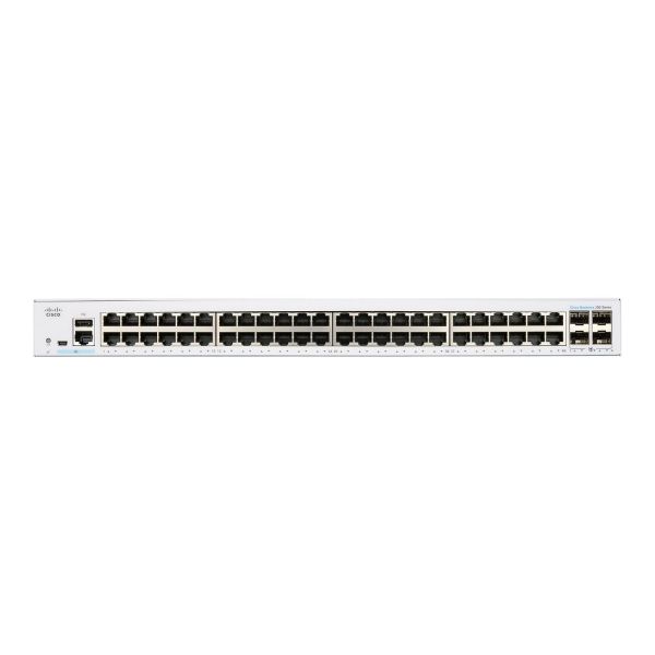 Cisco CBS250-48T 48-port Gigabit Smart Switch met 4x10G (CBS250-48T-4XUK-RF)