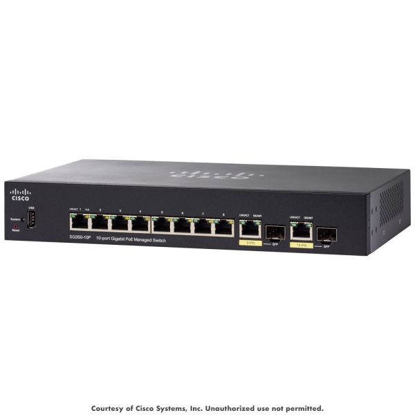 Cisco Refurb/CiscoSG350-10SFP10-prtGBMngdSFP (SG350-10SFPK9EU-RF)