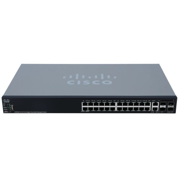 Cisco SG550X-24 24-poort Gigabit Stackable Switch (SG550X-24-K9-EU-RF)