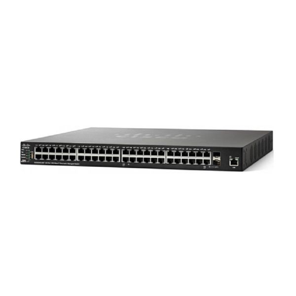 Cisco SG550X-48P 48-poorts Gigabit PoE Stackable Switch (SG550X-48P-K9EU-RF)