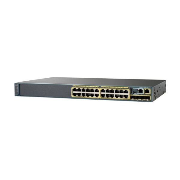 Cisco Refurb/Cat 2960L 24prt GigE 4x1GSFP LAN (WS-C2960L24TSLL-RF)