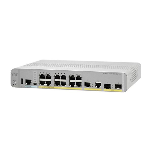 Cisco Refurb/Cat 3560-CX 12 Port Data IP Base (WS-C3560CX12PDS-RF)