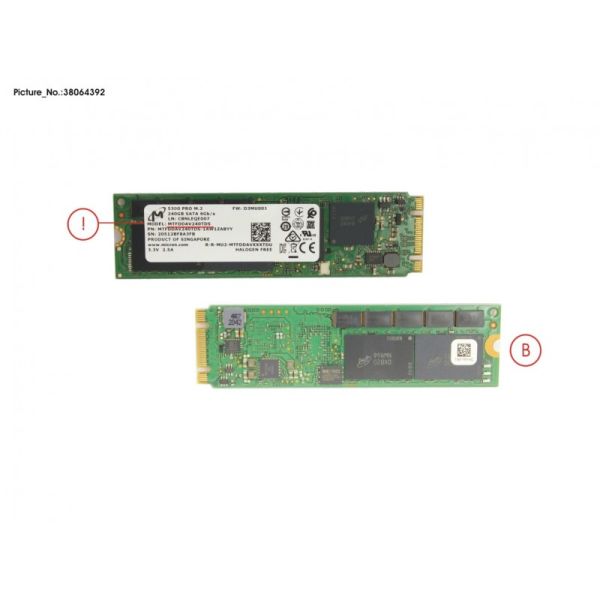 Fujitsu M.2 SATA SSD 240GB voor ESXi (MCX5FB781-F)