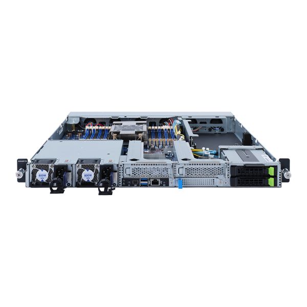 GIGABYTE E162-220 Intel C621A LGA 4189 Rack (1U) Zwart (6NE162220MR-00) GIGABYTE E162-220 Intel C621A LGA 4189 Rack (1U) Zwart (6NE162220MR-00)