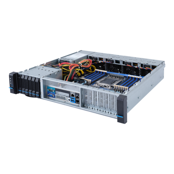 Gigabyte E163-Z30-AAB1 1U Server Barebone met 2x 2.5" en 2x 850W (6NE163Z30DR000AAB1)