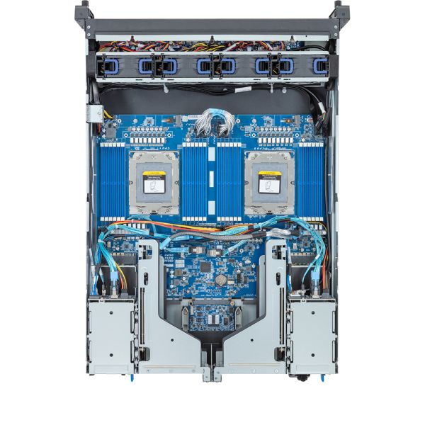 GIGABYTE 6NE283Z90DR000AAD1 server barebone Socket SP5 Rack (2U) Roestvrijstaal (6NE283Z90DR000AAD1)