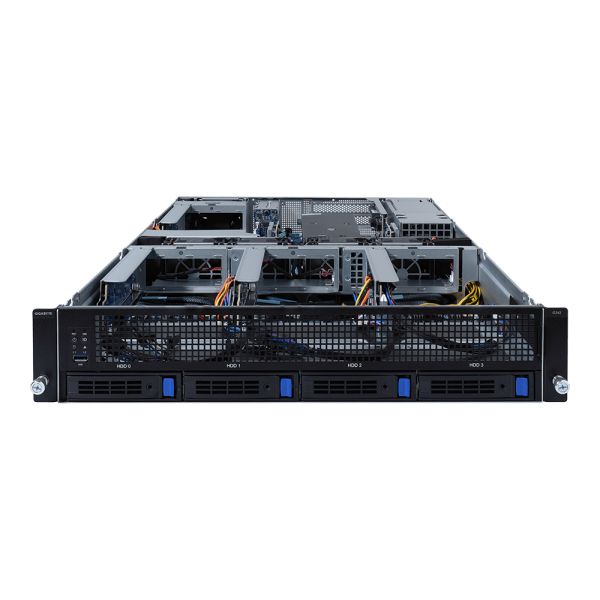 GIGABYTE G242-Z12 Socket SP3 Rack (2U) Zwart, Grijs (6NG242Z12MR-00) GIGABYTE G242-Z12 Socket SP3 Rack (2U) Zwart, Grijs (6NG242Z12MR-00)