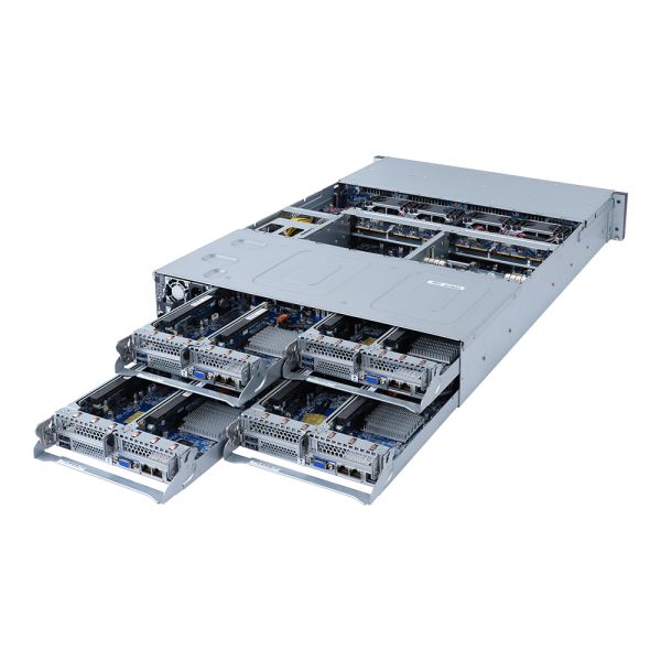 GIGABYTE H252-3C0 Intel C621A LGA 4189 Rack (2U) Zwart (6NH2523C0MR-00)