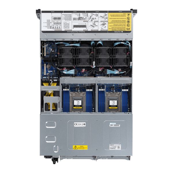 GIGABYTE H252-Z10 Socket SP3 Rack (2U) Zwart, Staal (6NH252Z10MR-00-AT)