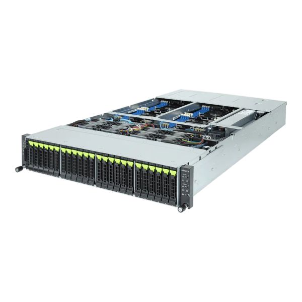GIGABYTE H263 LGA 4677 (Socket E) Rack (2U) Zwart (6NH263S62DR000AAW1)