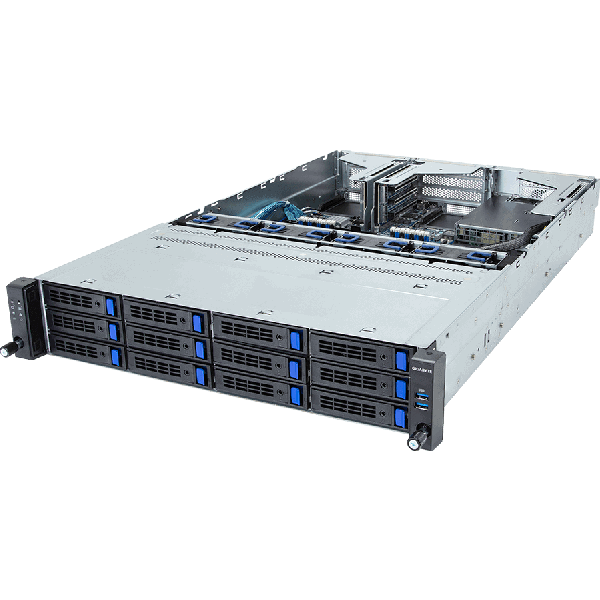 GigaByte R263-S30-AAH2 2U 5th/4th Intel 12x3.5/2.5 2x1300W (6NR263S30DR000ABH2)